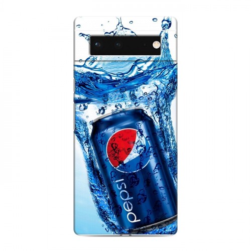 Дизайнерский силиконовый чехол для Google Pixel 6 Pepsi