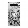 Дизайнерский силиконовый чехол для Google Pixel 6 Юрий Гагарин