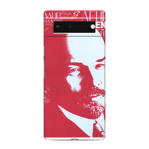 Дизайнерский силиконовый чехол для Google Pixel 6 Владимир Ленин