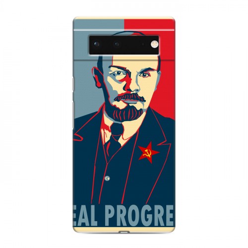 Дизайнерский силиконовый чехол для Google Pixel 6 Владимир Ленин