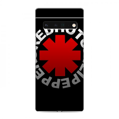 Дизайнерский силиконовый с усиленными углами чехол для Google Pixel 6 Pro Red Hot Chili Peppers