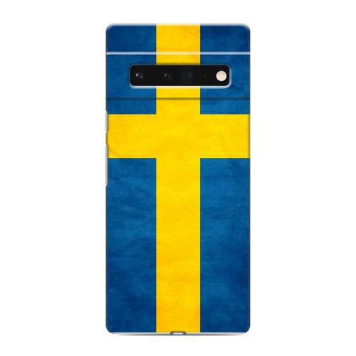 Дизайнерский силиконовый чехол для Google Pixel 6 Pro Флаг Швеции