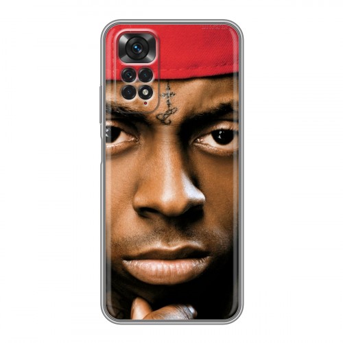 Дизайнерский силиконовый чехол для Xiaomi Redmi Note 11 Lil Wayne