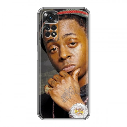 Дизайнерский силиконовый чехол для Xiaomi Redmi Note 11 Lil Wayne