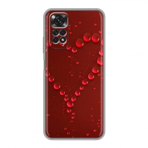 Дизайнерский силиконовый чехол для Xiaomi Redmi Note 11 День Святого Валентина