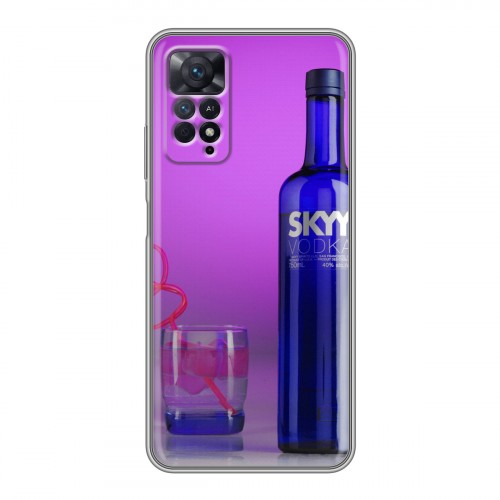 Дизайнерский силиконовый чехол для Xiaomi Redmi Note 11 Pro Skyy Vodka