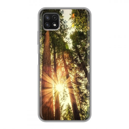 Дизайнерский силиконовый чехол для Samsung Galaxy A22s 5G лес