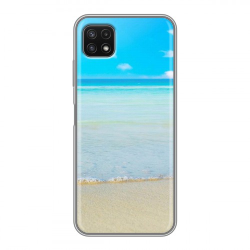 Дизайнерский силиконовый чехол для Samsung Galaxy A22s 5G пляж