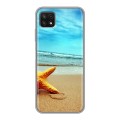 Дизайнерский силиконовый с усиленными углами чехол для Samsung Galaxy A22s 5G пляж