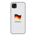 Дизайнерский силиконовый чехол для Samsung Galaxy A22s 5G Флаг Германии