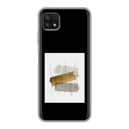Дизайнерский силиконовый чехол для Samsung Galaxy A22s 5G Стильные абстракции