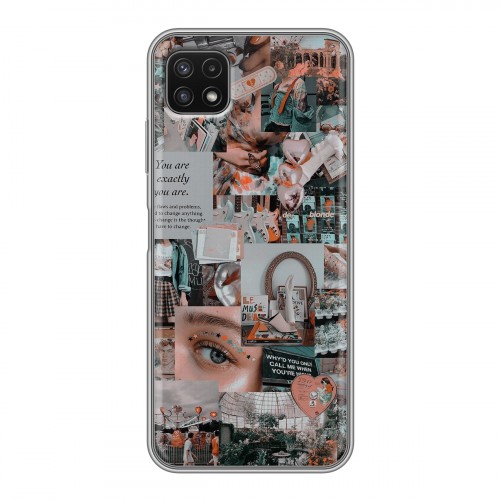 Дизайнерский силиконовый чехол для Samsung Galaxy A22s 5G Коллаж