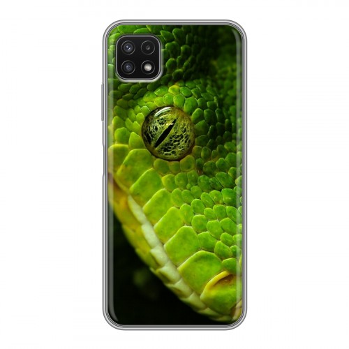 Дизайнерский силиконовый с усиленными углами чехол для Samsung Galaxy A22s 5G Змеи