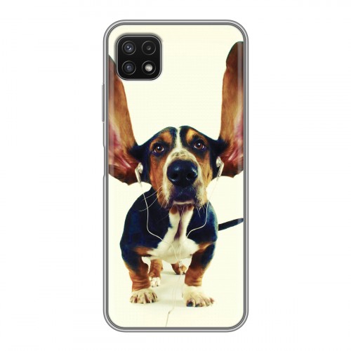 Дизайнерский силиконовый чехол для Samsung Galaxy A22s 5G Собаки