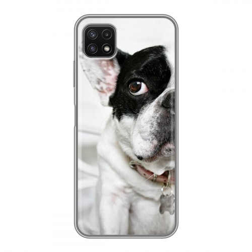 Дизайнерский силиконовый чехол для Samsung Galaxy A22s 5G Собаки