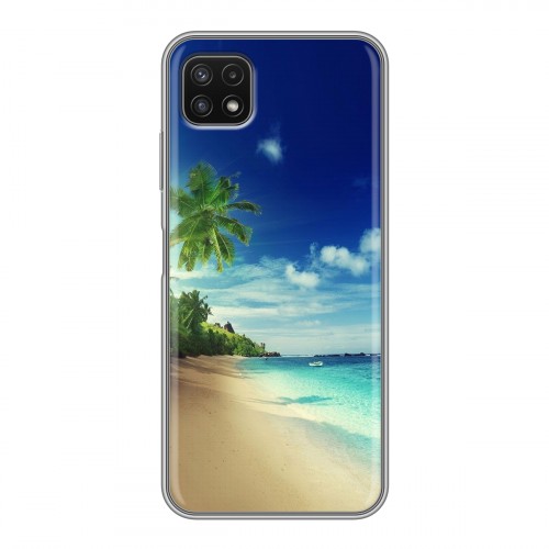 Дизайнерский силиконовый чехол для Samsung Galaxy A22s 5G Пляж