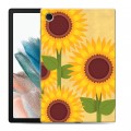 Дизайнерский силиконовый чехол для Samsung Galaxy Tab A8 10.5 (2021) Романтик цветы