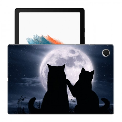 Дизайнерский силиконовый чехол для Samsung Galaxy Tab A8 10.5 (2021) Кошки 