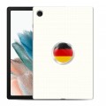 Дизайнерский силиконовый чехол для Samsung Galaxy Tab A8 10.5 (2021) Флаг Германии