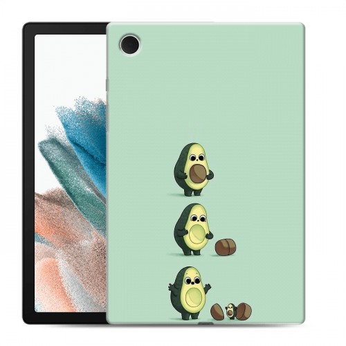 Дизайнерский силиконовый чехол для Samsung Galaxy Tab A8 10.5 (2021) Авокадо мама