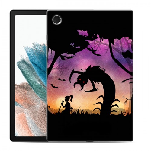 Дизайнерский силиконовый чехол для Samsung Galaxy Tab A8 10.5 (2021) Фантастические силуэты