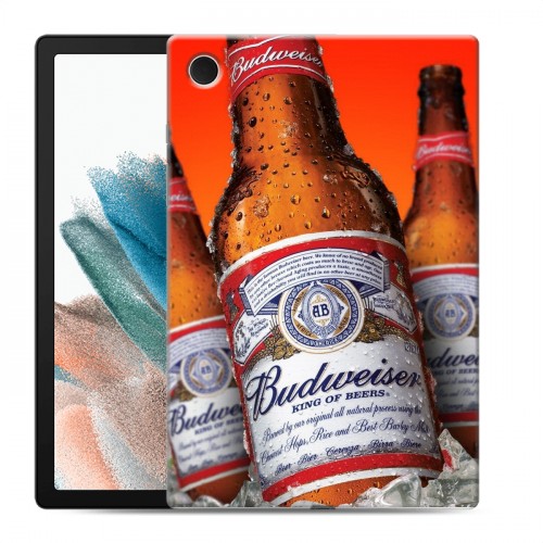 Дизайнерский силиконовый чехол для Samsung Galaxy Tab A8 10.5 (2021) Budweiser