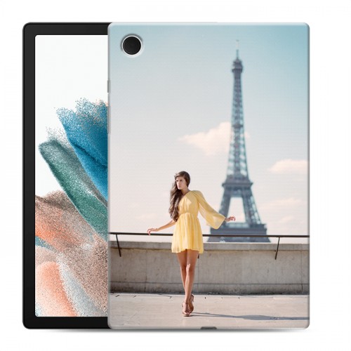Дизайнерский силиконовый чехол для Samsung Galaxy Tab A8 10.5 (2021) Париж