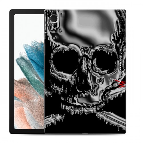 Дизайнерский силиконовый чехол для Samsung Galaxy Tab A8 10.5 (2021) Мир черепов