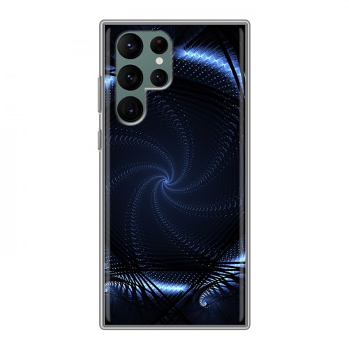 Дизайнерский пластиковый чехол для Samsung Galaxy S22 Ultra Абстракции Неон