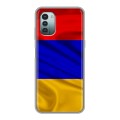 Дизайнерский пластиковый чехол для Nokia G11 Флаг Армении