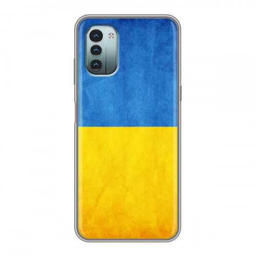 Дизайнерский пластиковый чехол для Nokia G11 Флаг Украины