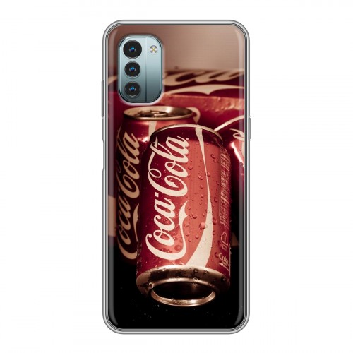 Дизайнерский пластиковый чехол для Nokia G11 Coca-cola