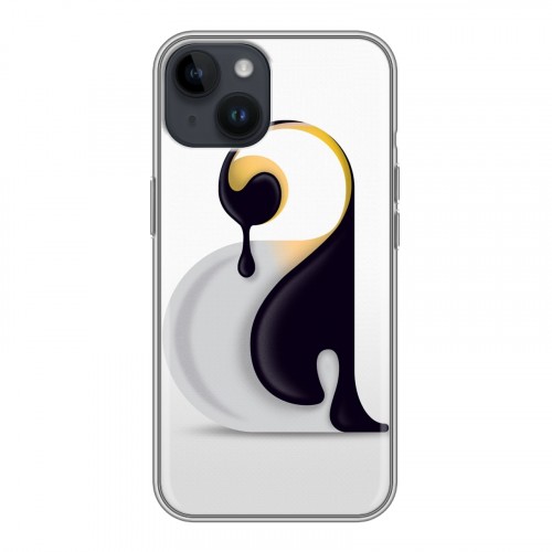 Дизайнерский пластиковый чехол для Iphone 14 Пингвины