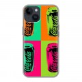 Дизайнерский пластиковый чехол для Iphone 14 Coca-cola
