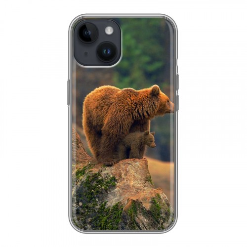 Дизайнерский пластиковый чехол для Iphone 14 Медведи