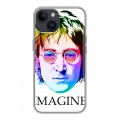 Дизайнерский пластиковый чехол для Iphone 14 Джон Леннон