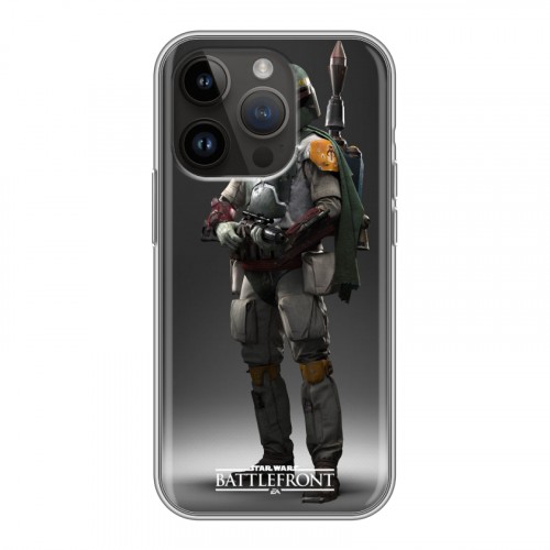 Дизайнерский силиконовый чехол для Iphone 14 Pro Star Wars Battlefront