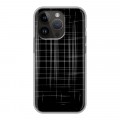 Дизайнерский силиконовый чехол для Iphone 14 Pro Абстракции Сетка