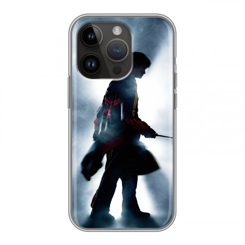 Дизайнерский силиконовый чехол для Iphone 14 Pro Гарри Поттер