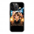 Дизайнерский силиконовый чехол для Iphone 14 Pro Гарри Поттер