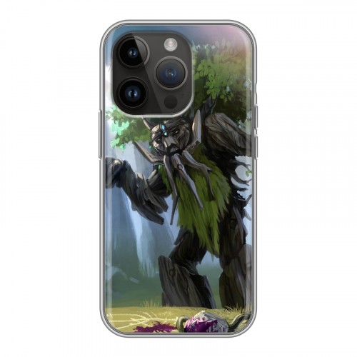 Дизайнерский силиконовый чехол для Iphone 14 Pro Dota 2