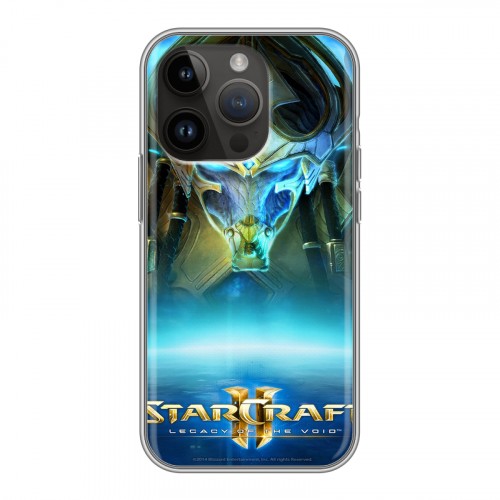 Дизайнерский силиконовый чехол для Iphone 14 Pro Starcraft