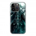 Дизайнерский силиконовый чехол для Iphone 14 Pro Diablo