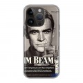 Дизайнерский силиконовый чехол для Iphone 14 Pro Jim Beam