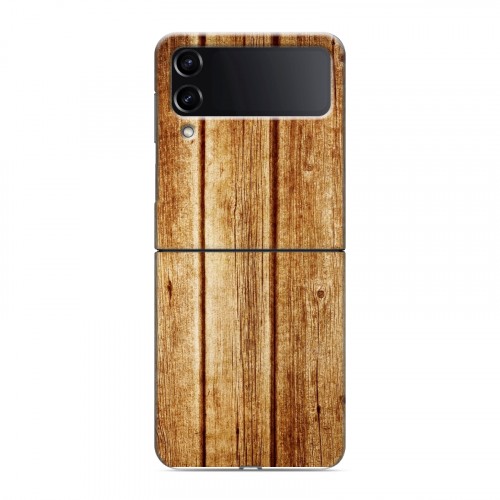 Дизайнерский пластиковый чехол для Samsung Galaxy Z Flip 4 Дерево