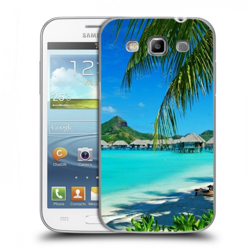 Дизайнерский пластиковый чехол для Samsung Galaxy Win пляж
