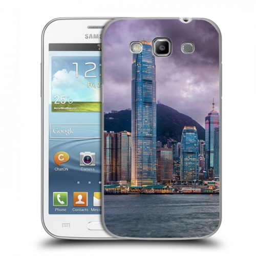 Дизайнерский пластиковый чехол для Samsung Galaxy Win Гонконг