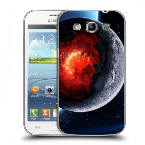 Дизайнерский пластиковый чехол для Samsung Galaxy Win Астероиды
