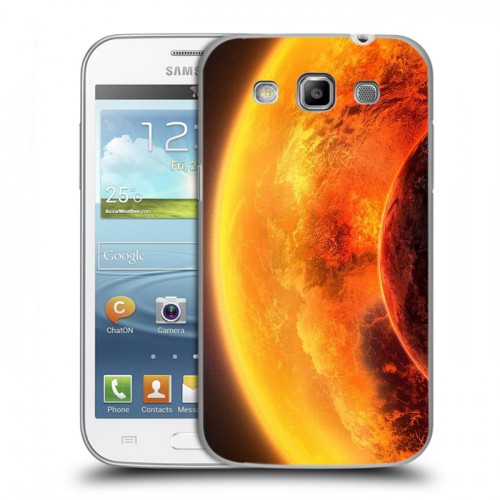 Дизайнерский пластиковый чехол для Samsung Galaxy Win Солнце