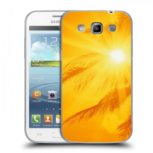 Дизайнерский пластиковый чехол для Samsung Galaxy Win Солнце